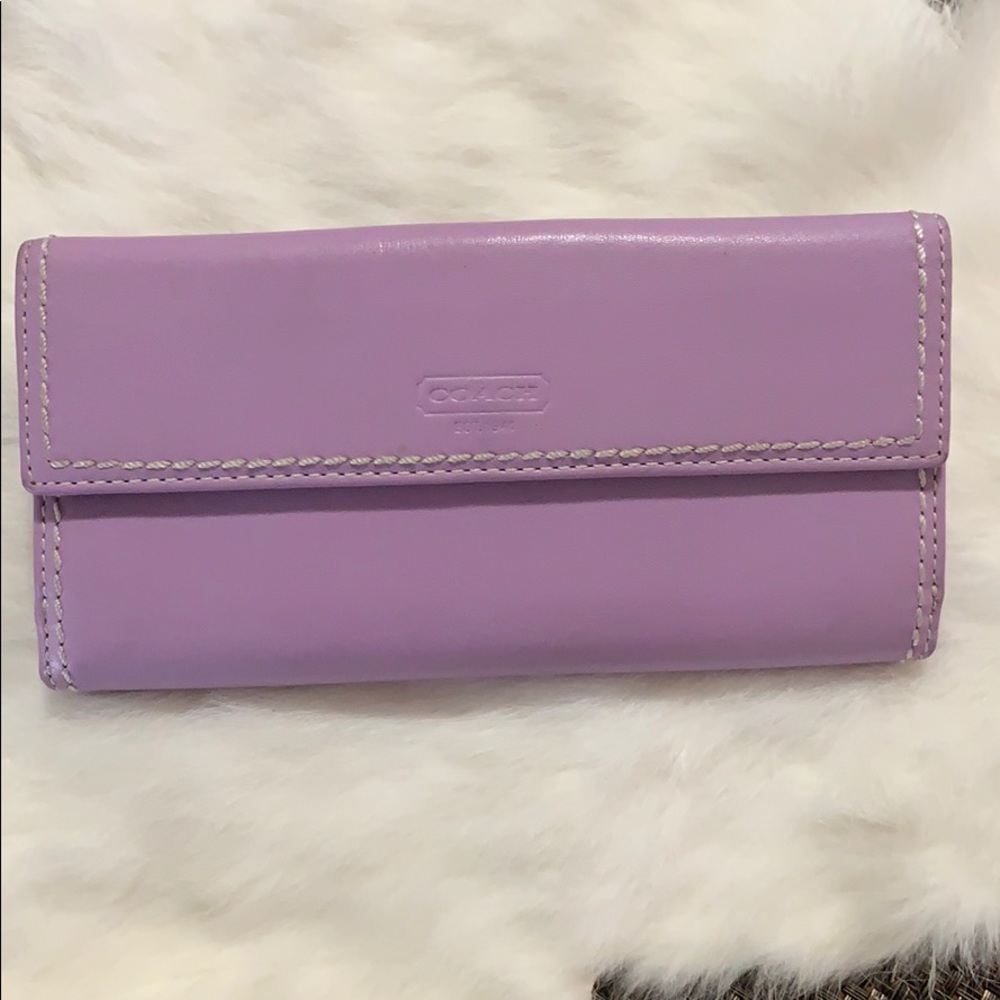 Like NWOT Authentic Coach Leather wallet.